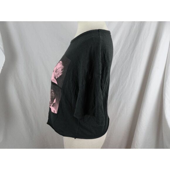 Black Pink Crop Top Size XL - Picture 4 of 9